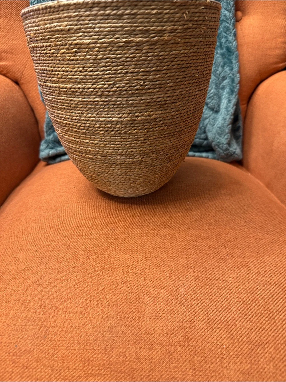 Woven Rope Lampshade in Natural Tan